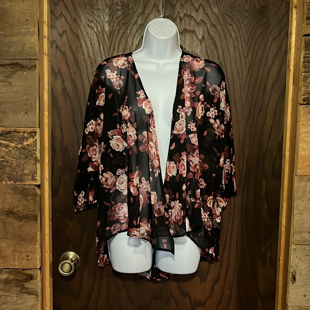 Floral cardigan